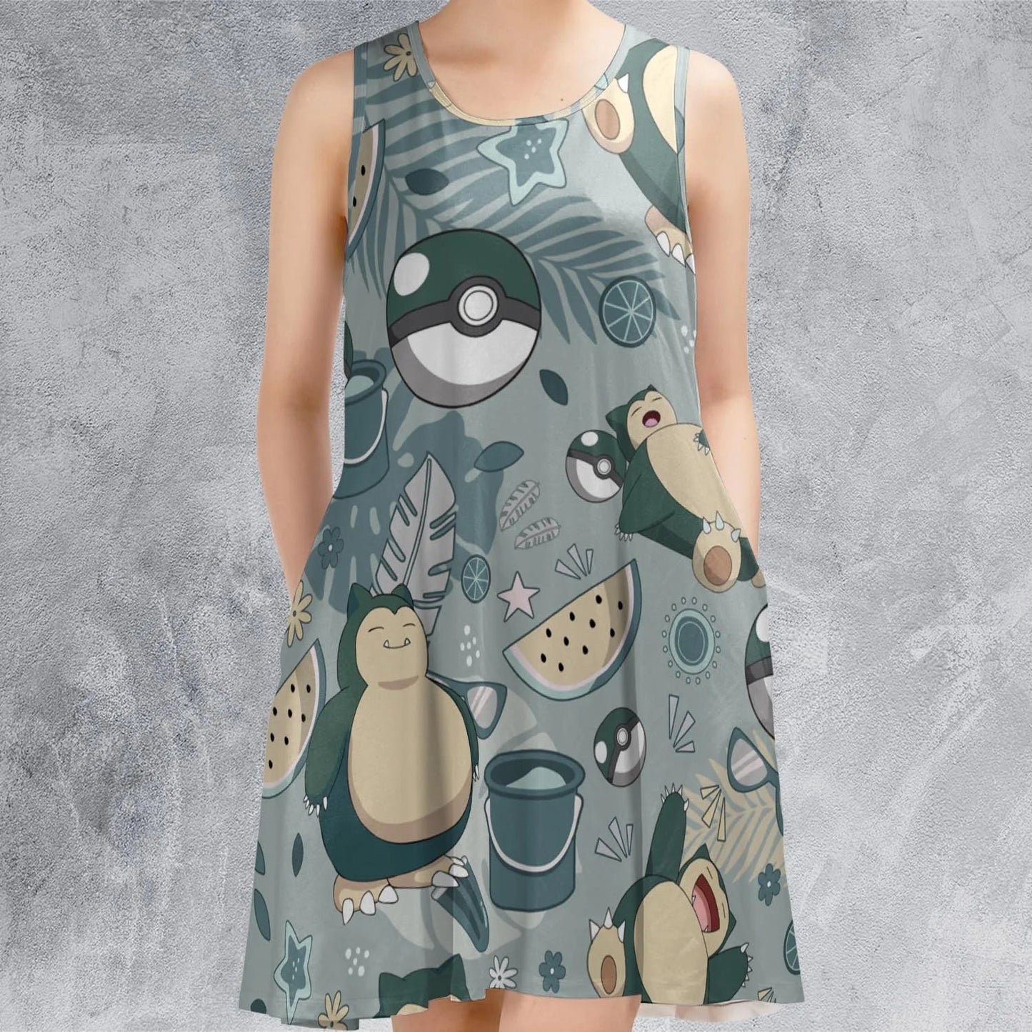 Casual Sleeveless Dress - KTK281S2
