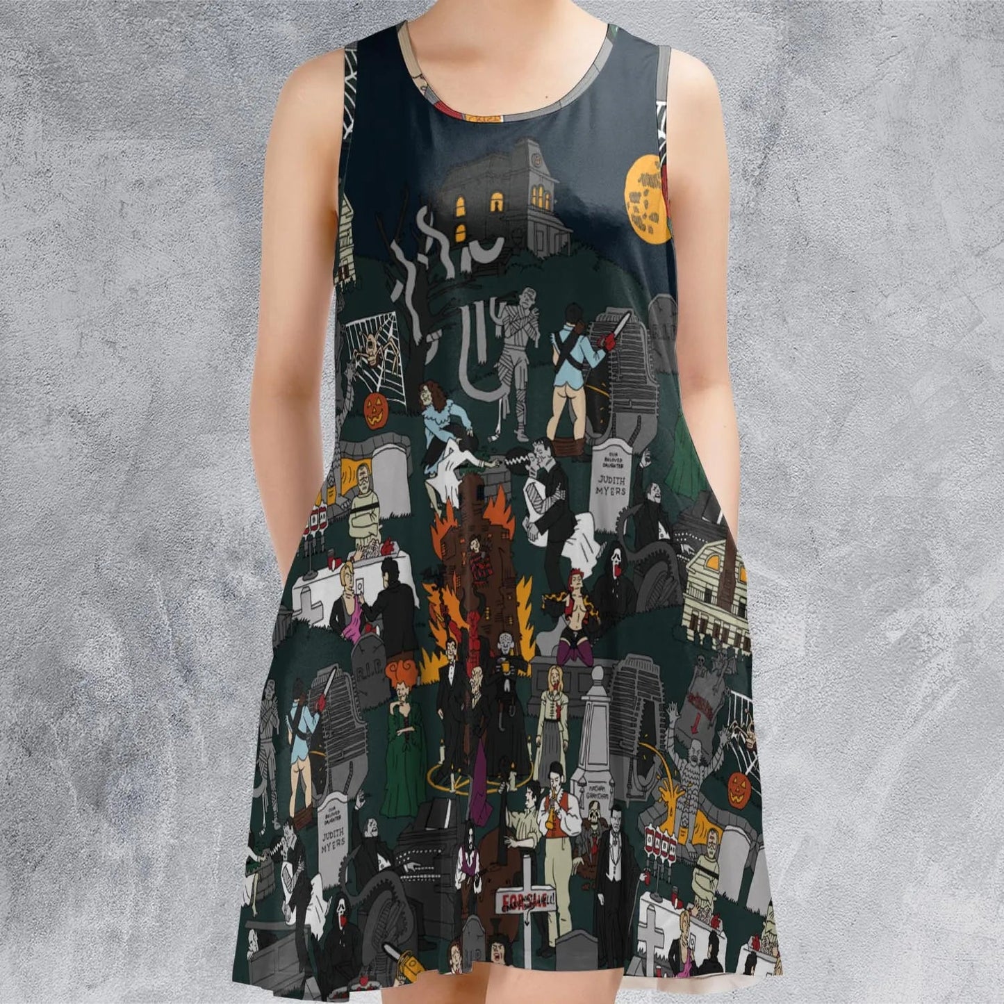 Casual Sleeveless Dress - PBTX1TJ1