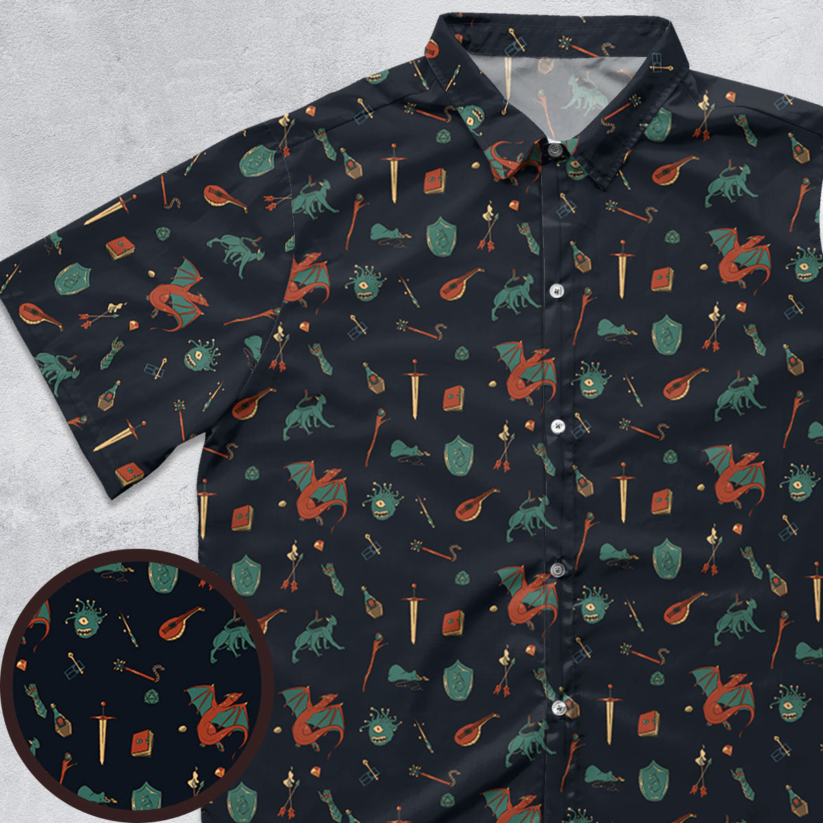 Short Sleeve Button Shirt - TC9RA1LT