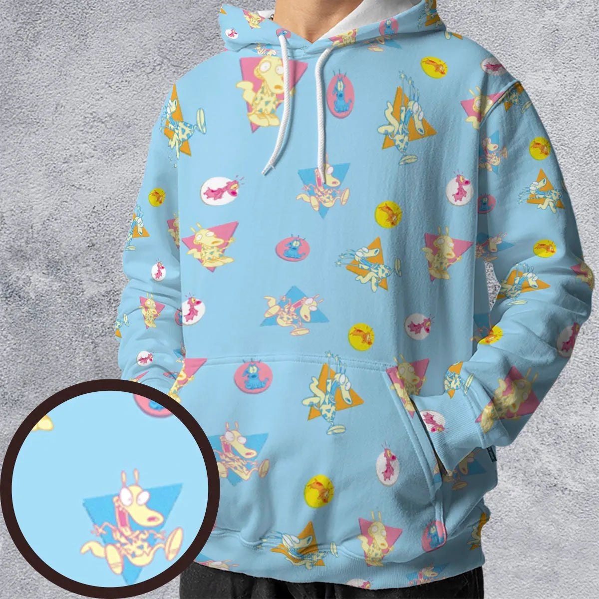 Full Print Hoodie - UKQ1EK3G