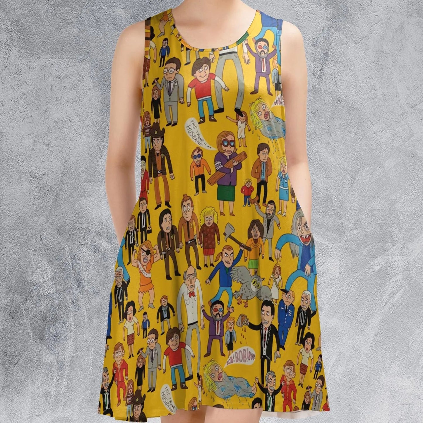 Casual Sleeveless Dress - CGCSGR8S