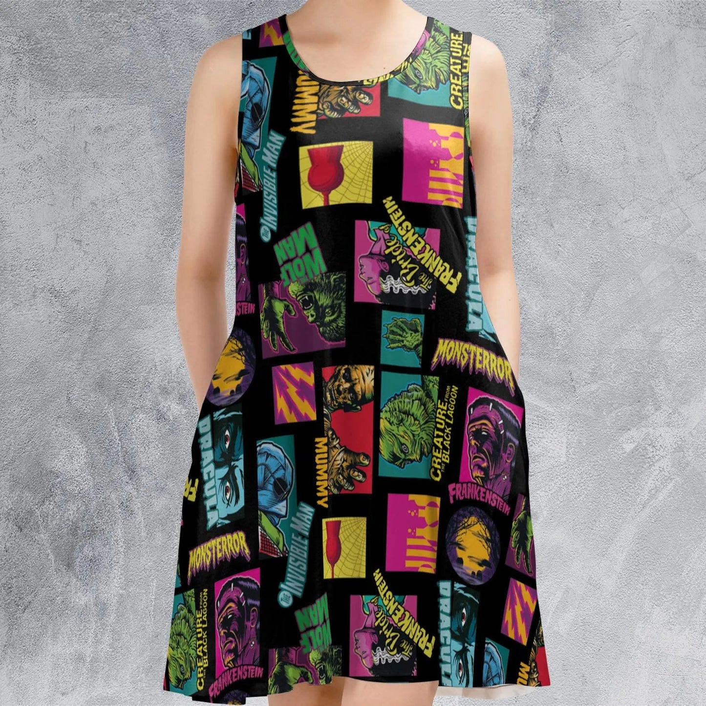 Casual Sleeveless Dress - ZF14BSBC