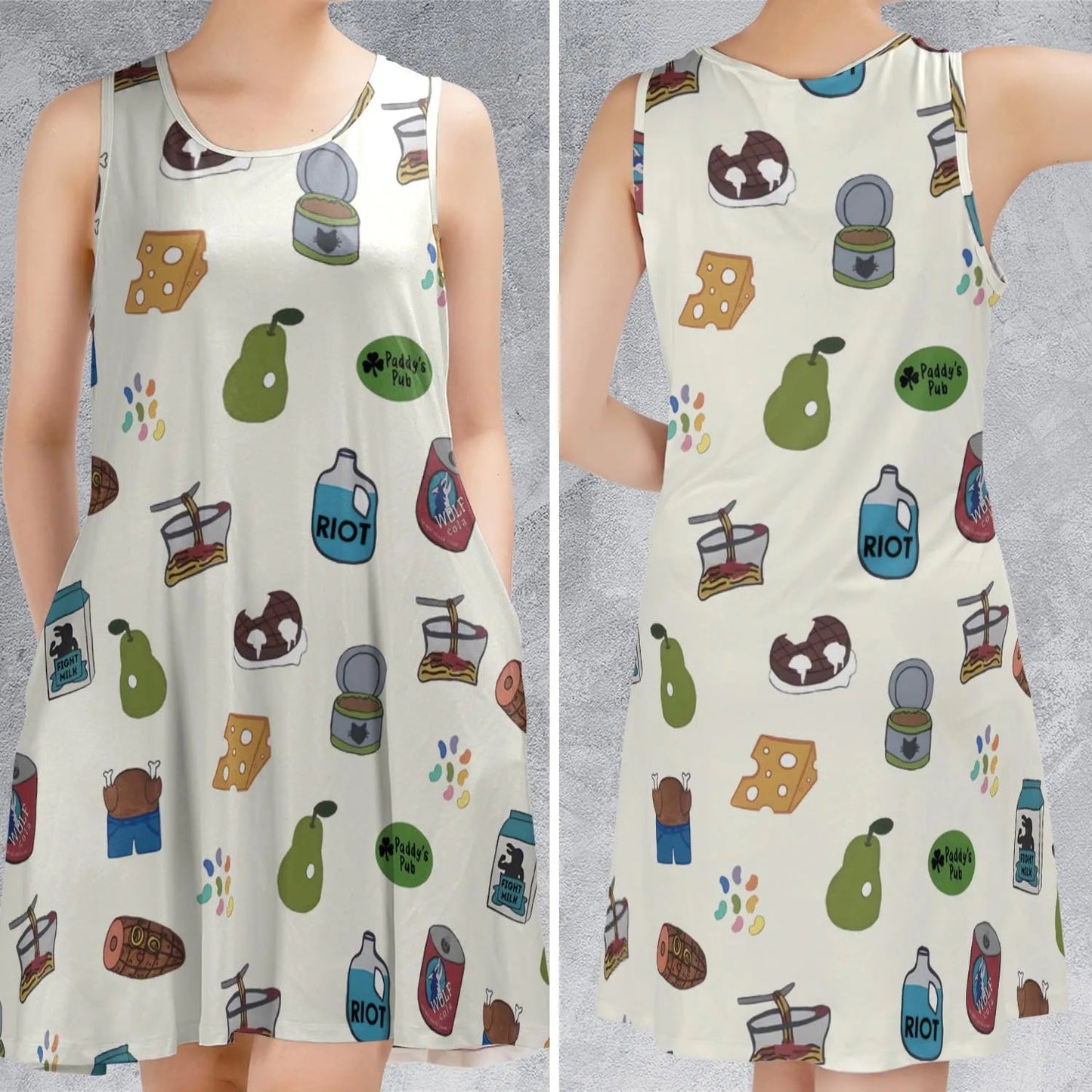 Casual Sleeveless Dress - VKDPE3XC