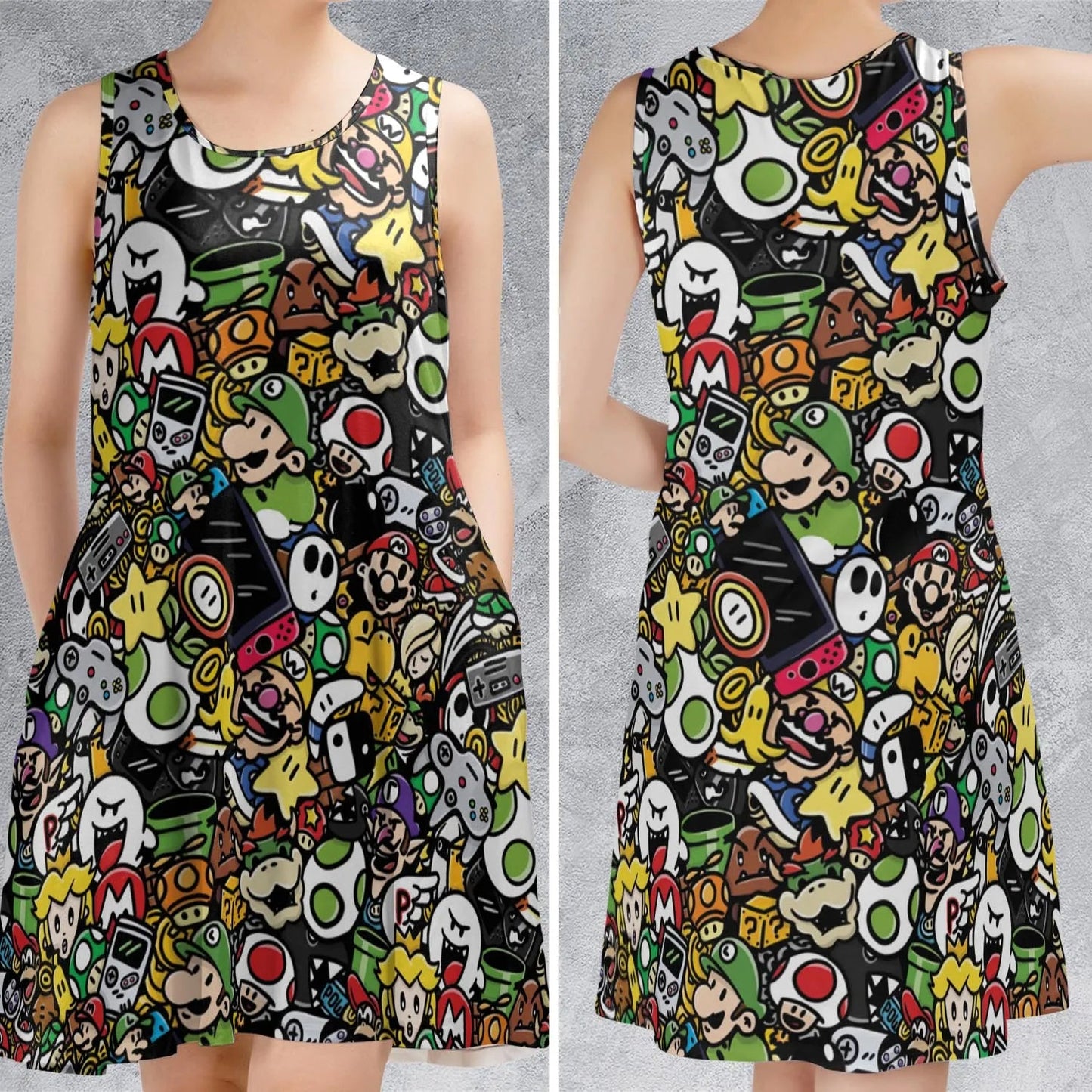 Casual Sleeveless Dress - FDNGDKV5