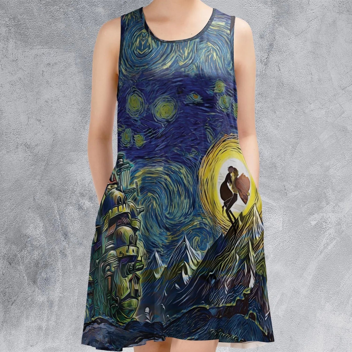 Casual Sleeveless Dress - K8SQZJ7Y
