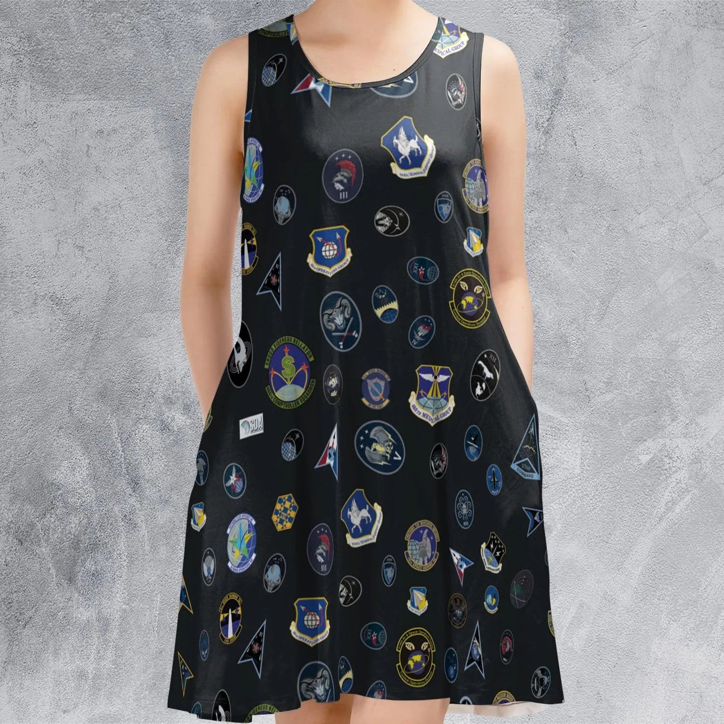 Casual Sleeveless Dress - UCKBFA74