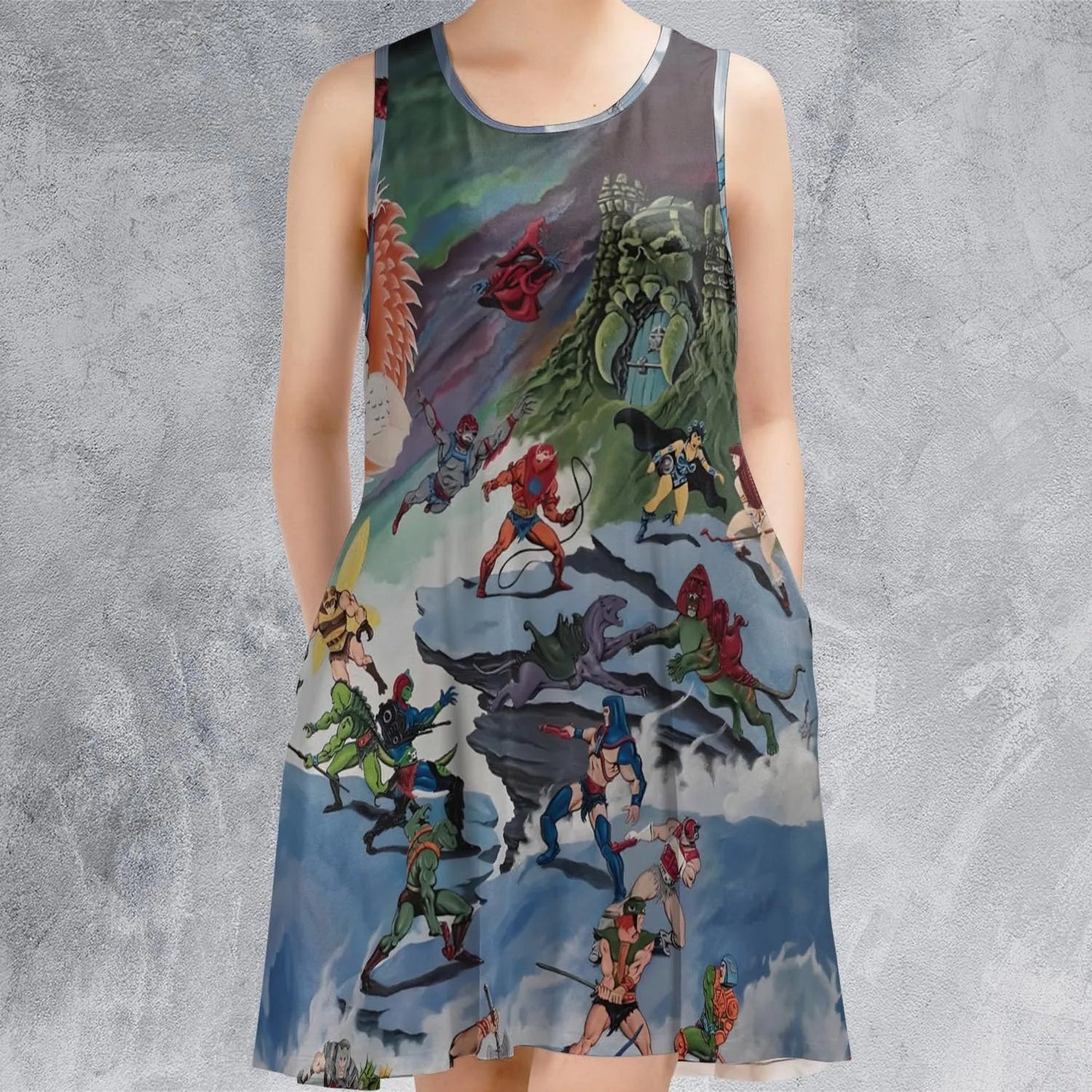 Casual Sleeveless Dress - LM4YAULV
