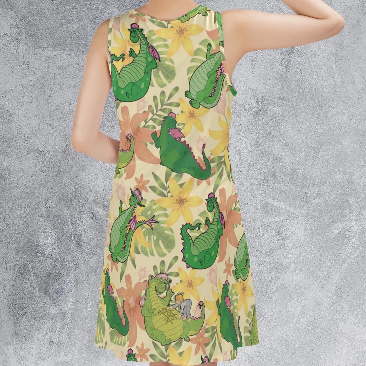 Casual Sleeveless Dress - TD8B6ZGF