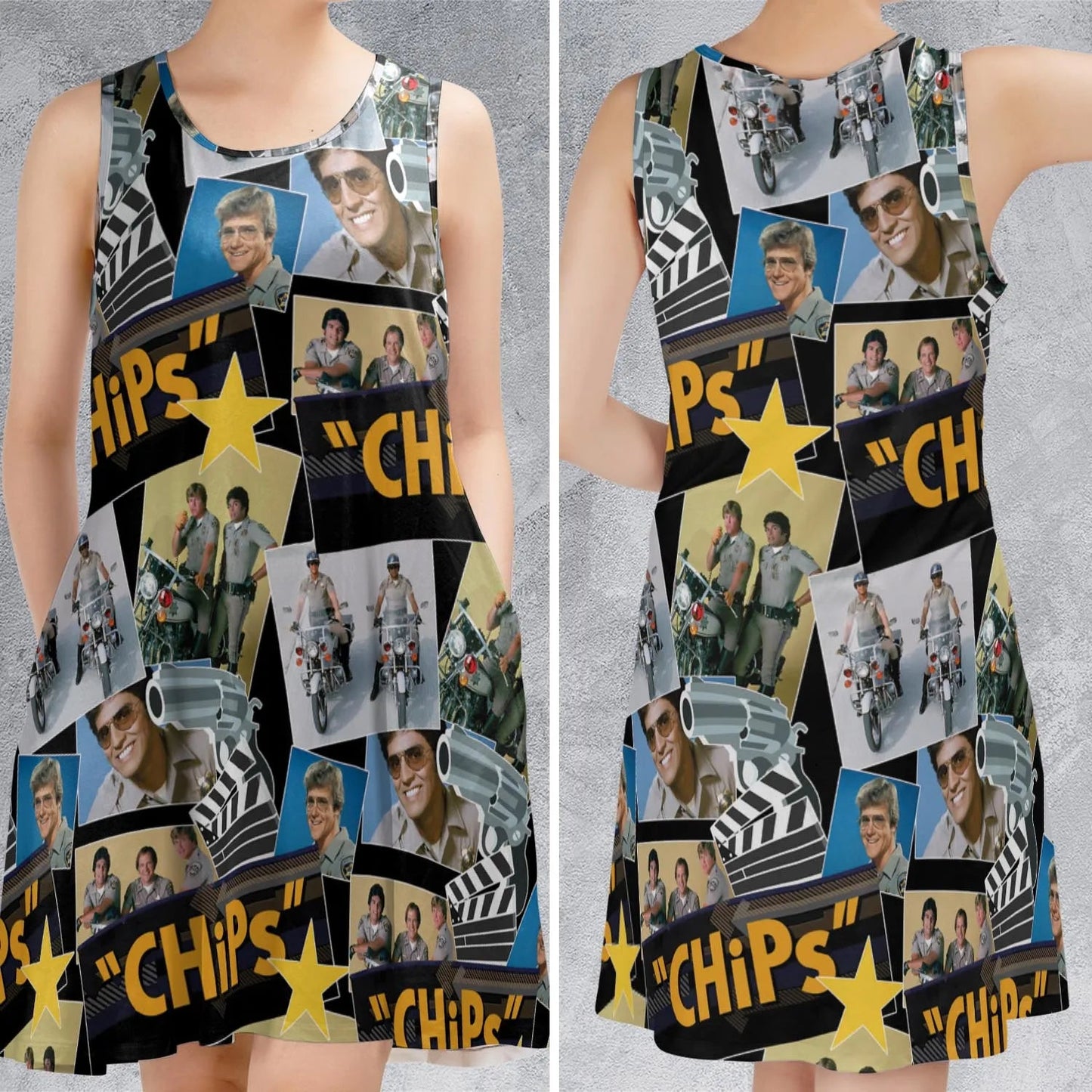 Casual Sleeveless Dress - WAPKUQP8