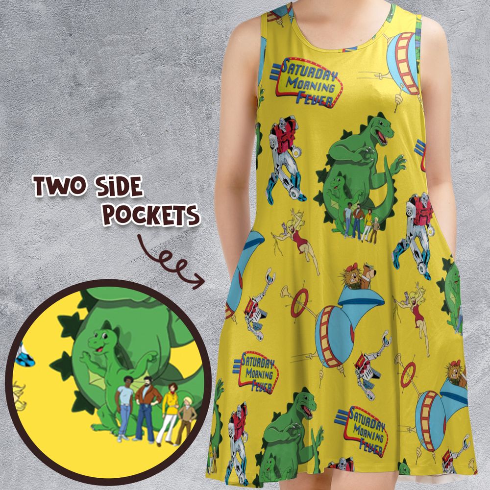 Sleeveless Dress - 66S47AQB -  - 1