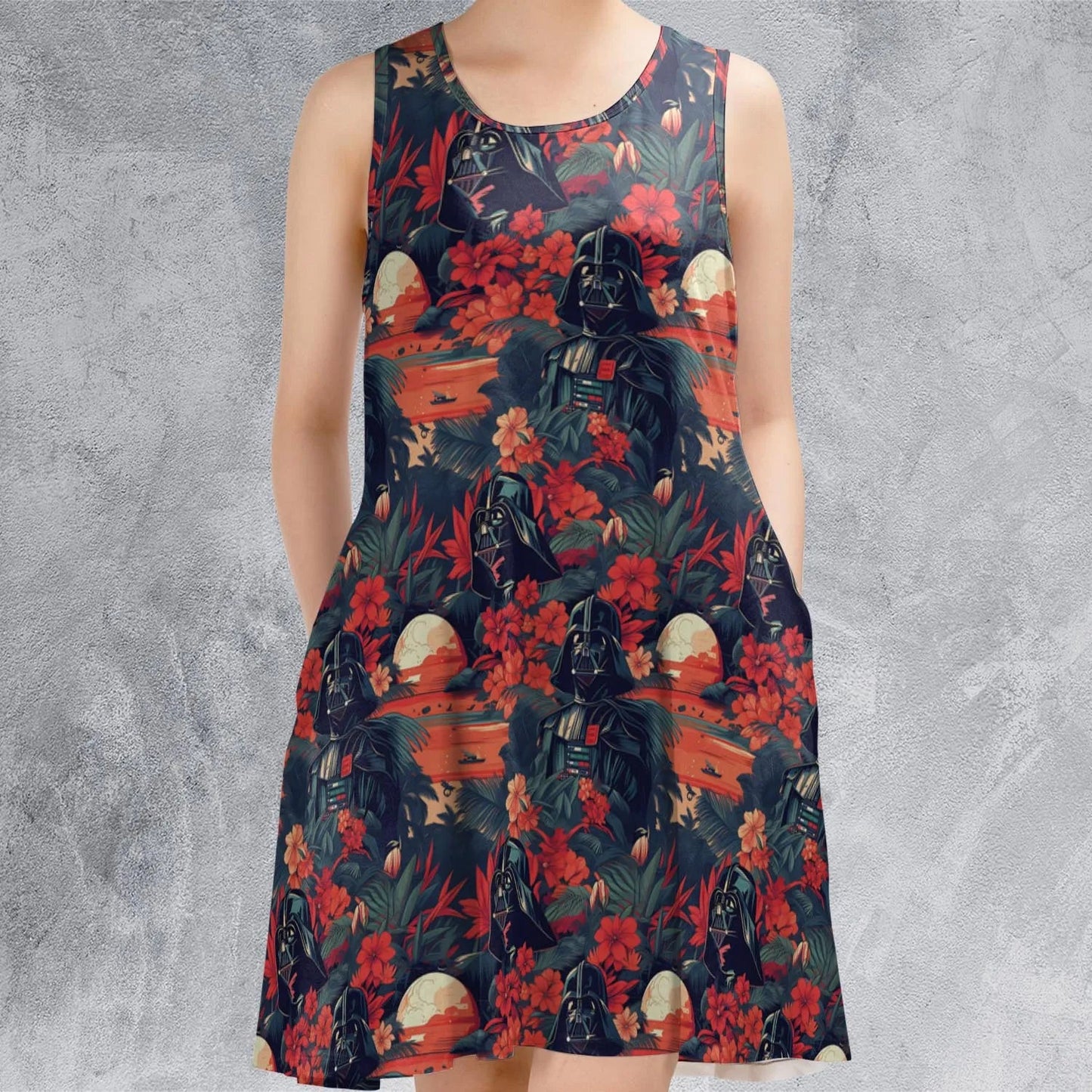 Casual Sleeveless Dress - 5QF1136S