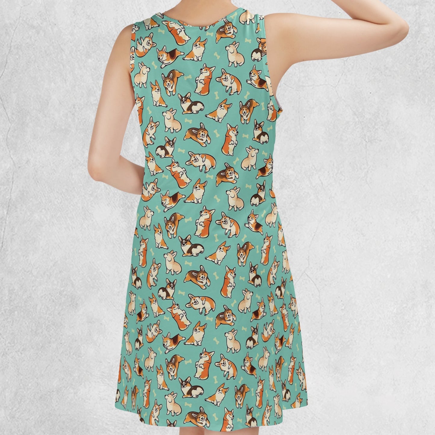 Casual Sleeveless Dress - KBVRBQJU