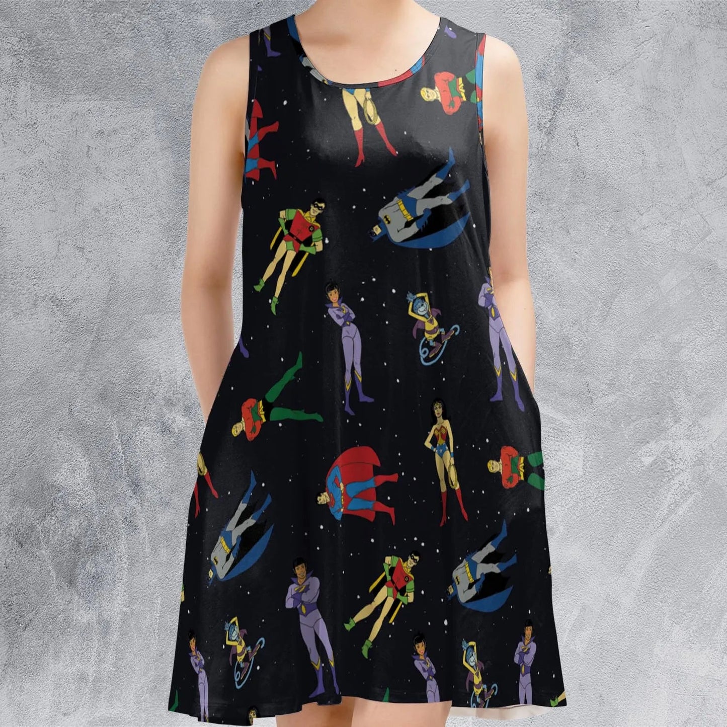 Casual Sleeveless Dress - BZ713KSV