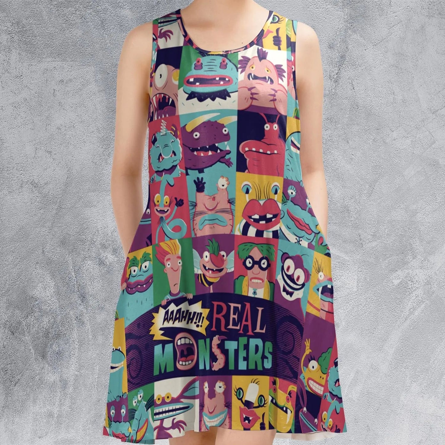 Casual Sleeveless Dress - LTYTR358