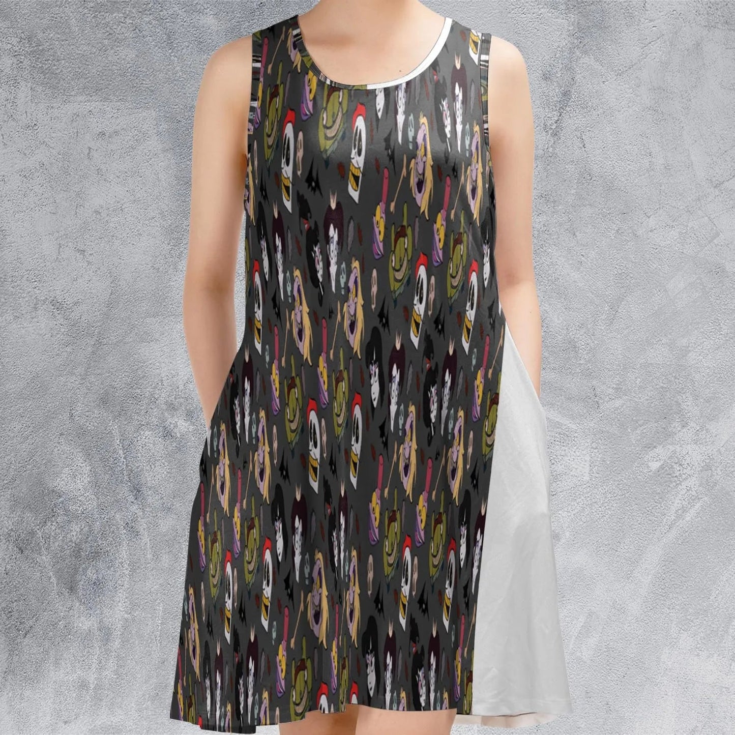 Casual Sleeveless Dress - Z22SDZ8F