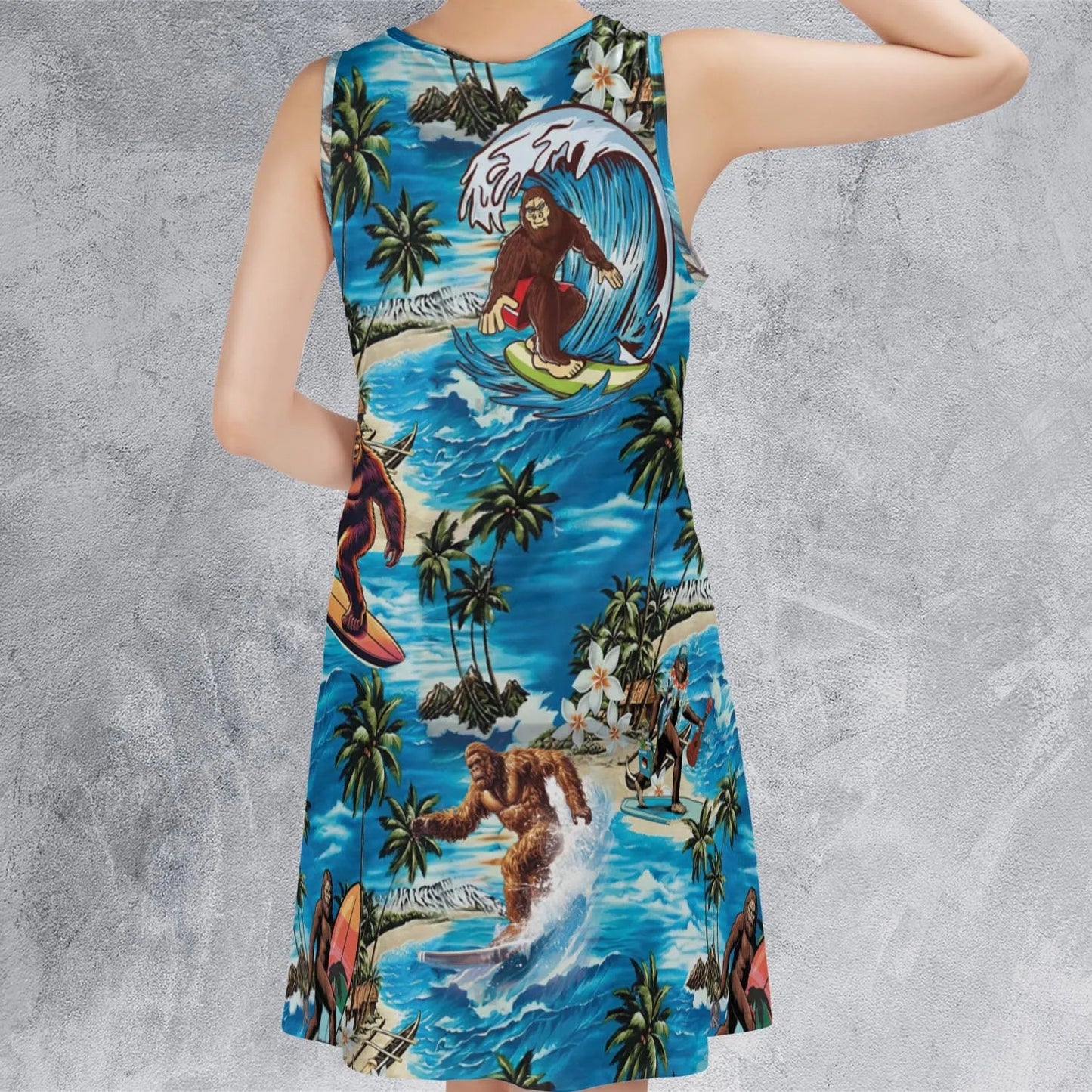 Casual Sleeveless Dress - Z6QB8YUR