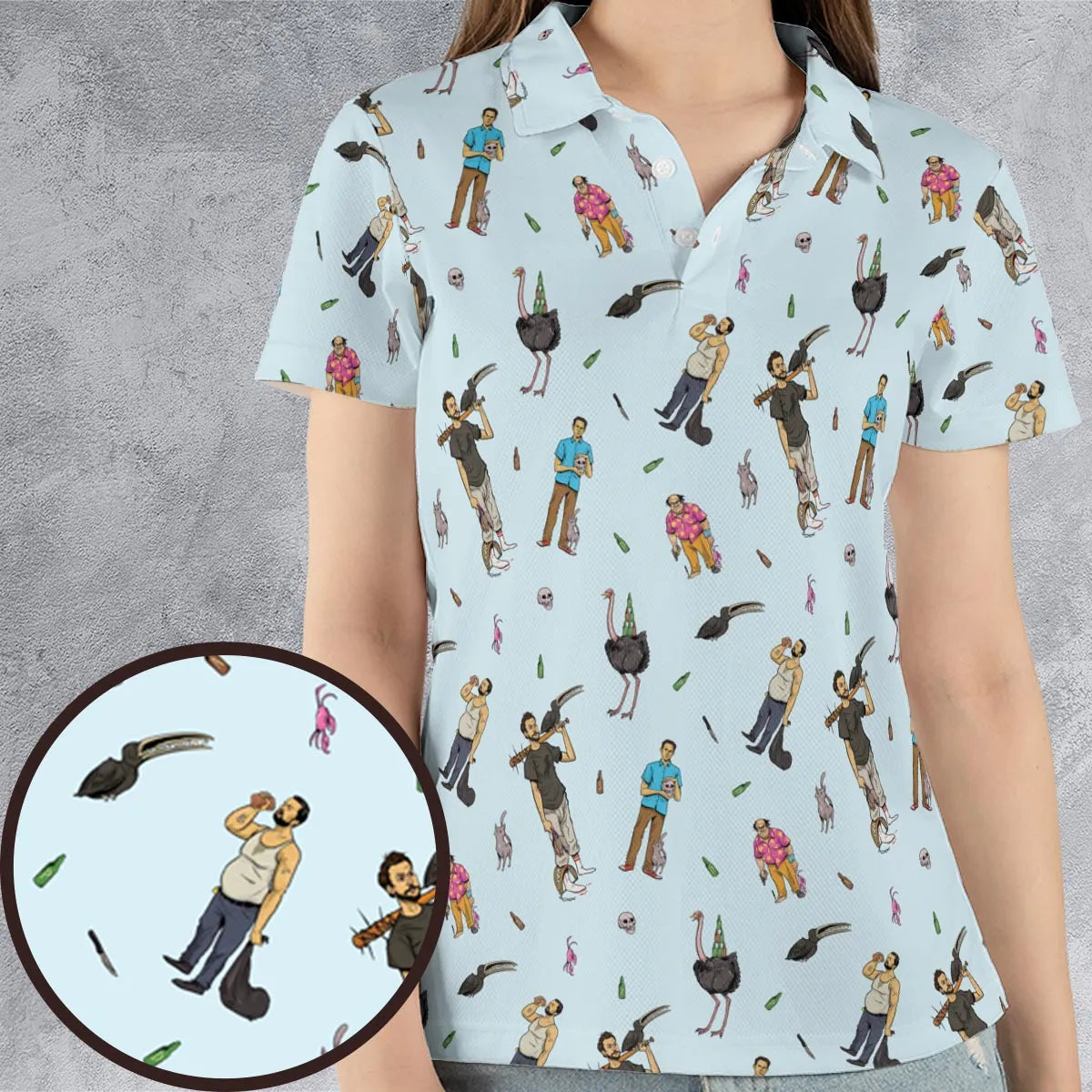Unisex Polo Shirt - GY315NRD