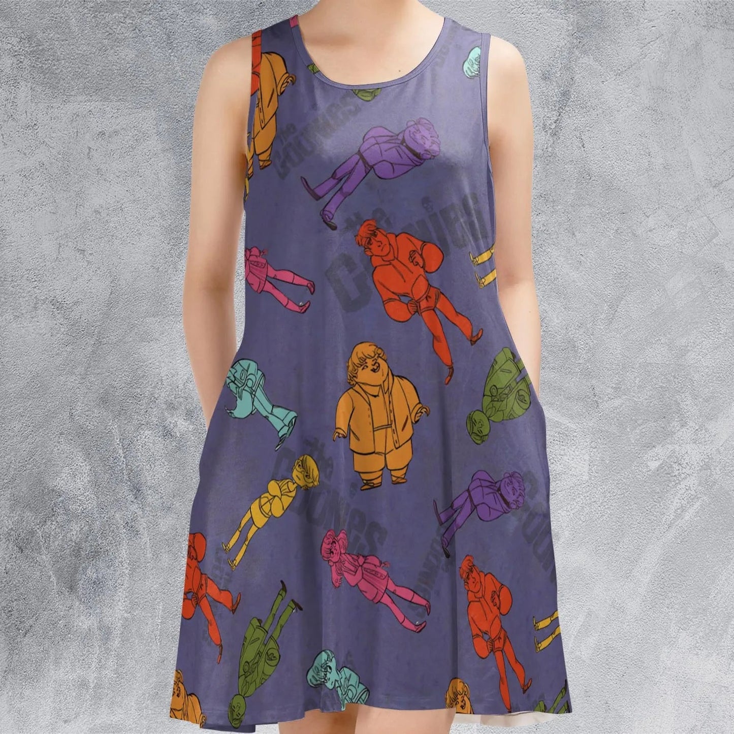 Casual Sleeveless Dress - BK1BFXJH