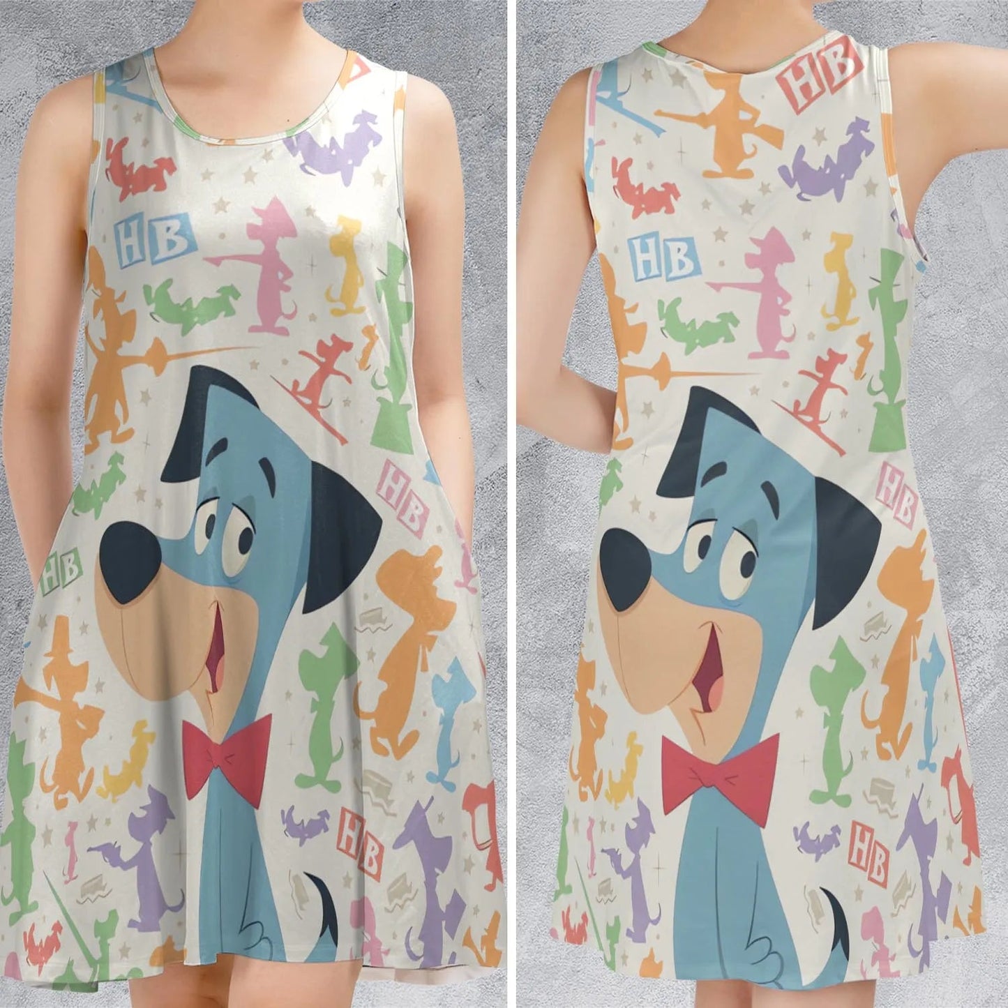 Casual Sleeveless Dress - CGBL5NUG