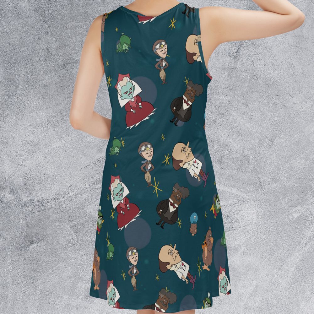 Sleeveless Dress - LN294FMY -  - 2