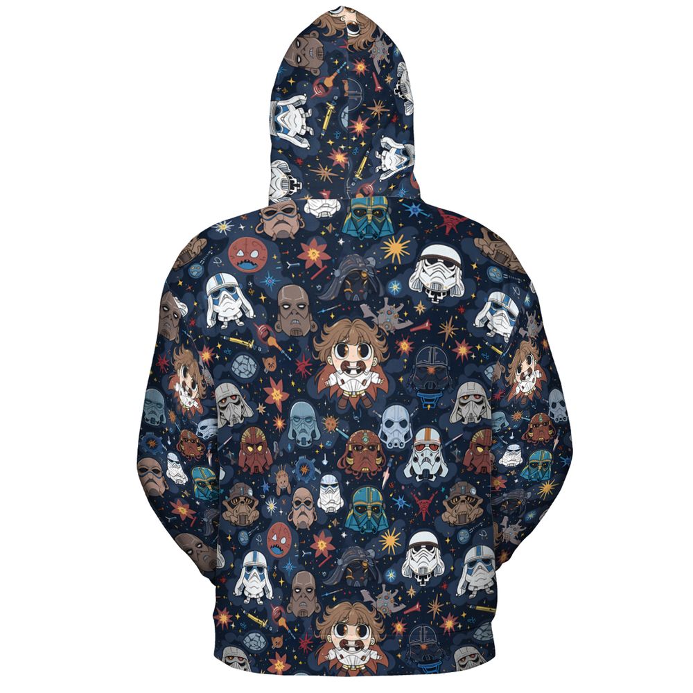 All-over Print Hoodie - SJK6EW5H -  - 4