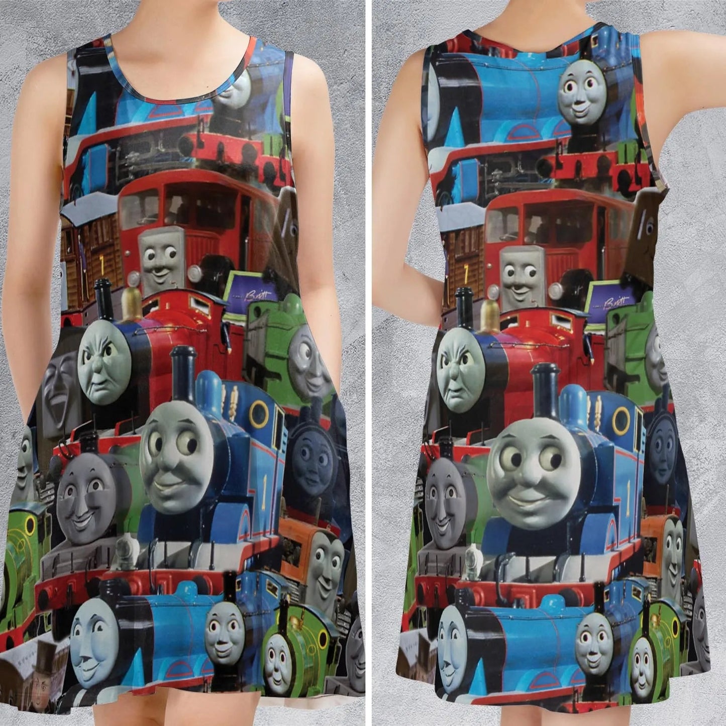 Casual Sleeveless Dress - TGZ71SZZ
