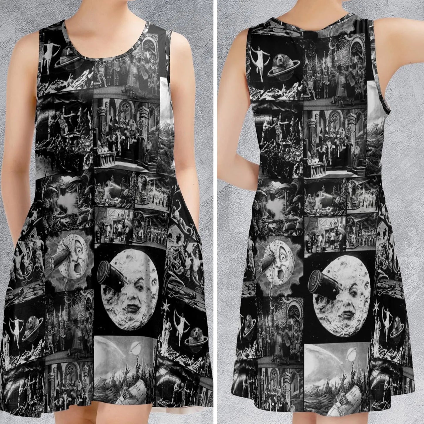 Casual Sleeveless Dress - NSJEFZ67