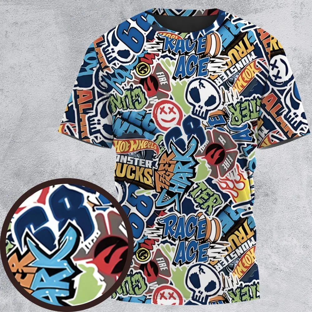 Full Print T-Shirt - YVZXW98P