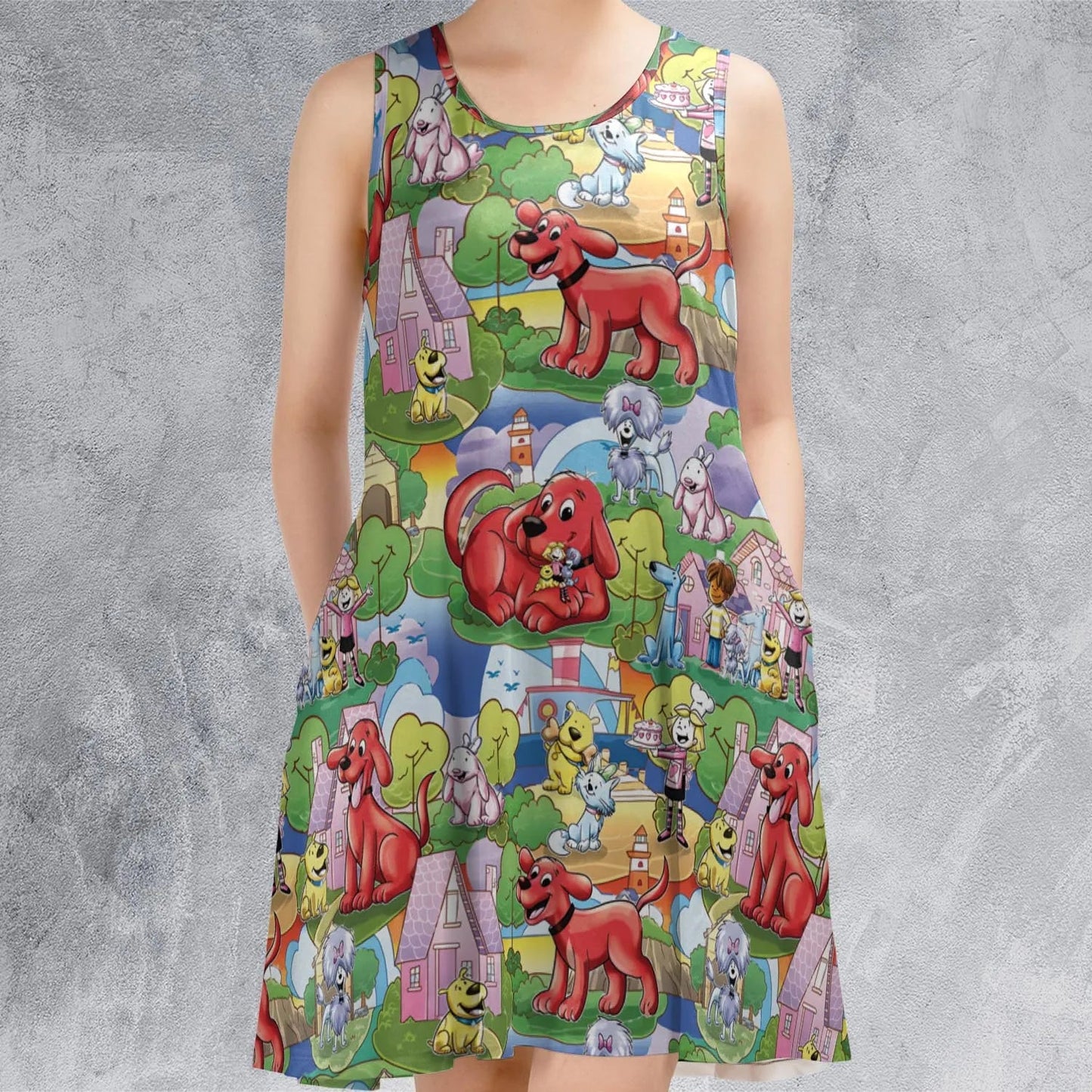 Casual Sleeveless Dress - C1T6LY1M