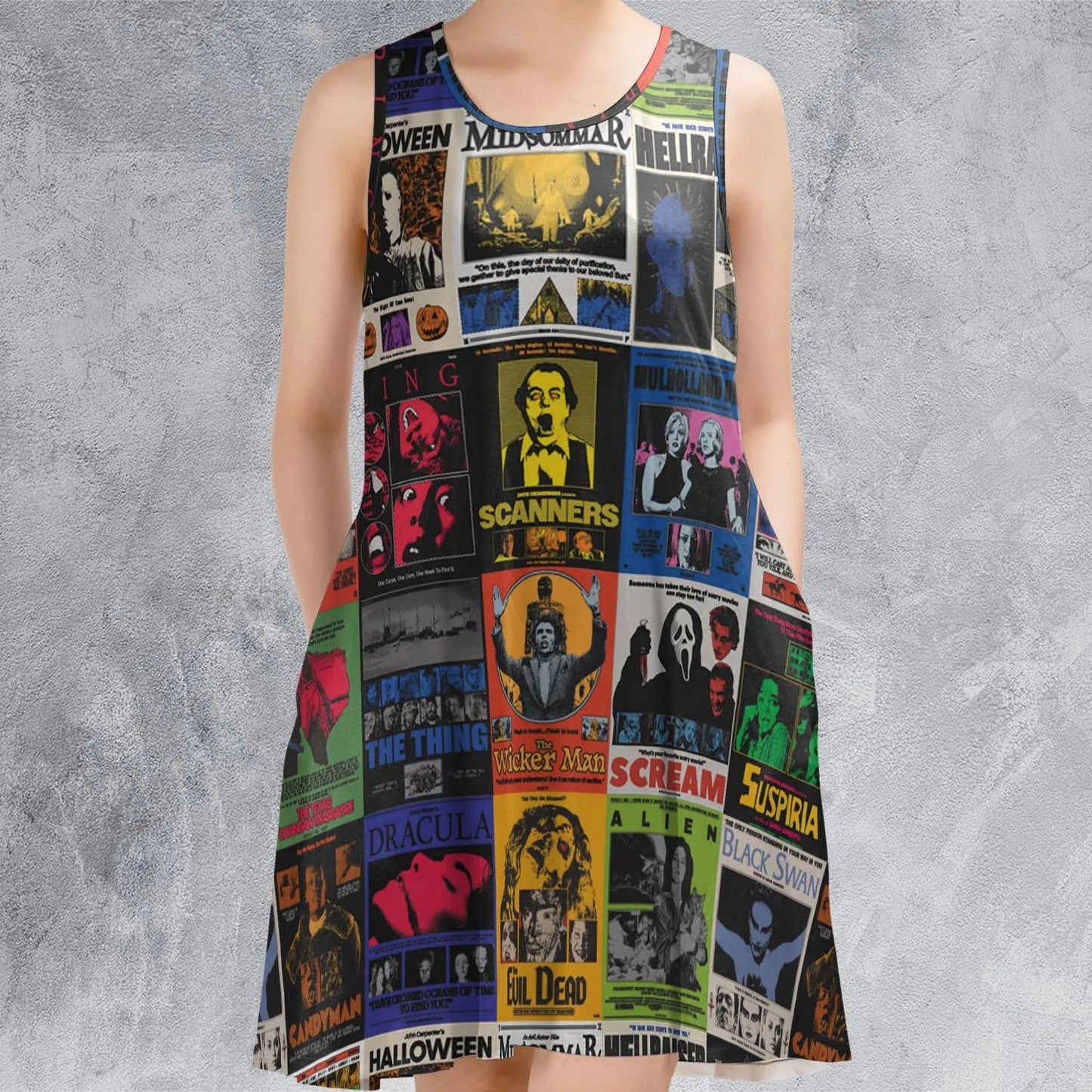 Casual Sleeveless Dress - XH4B91FM