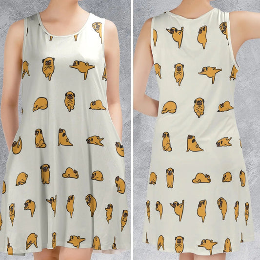 Casual Sleeveless Dress - 2JUYQJ68