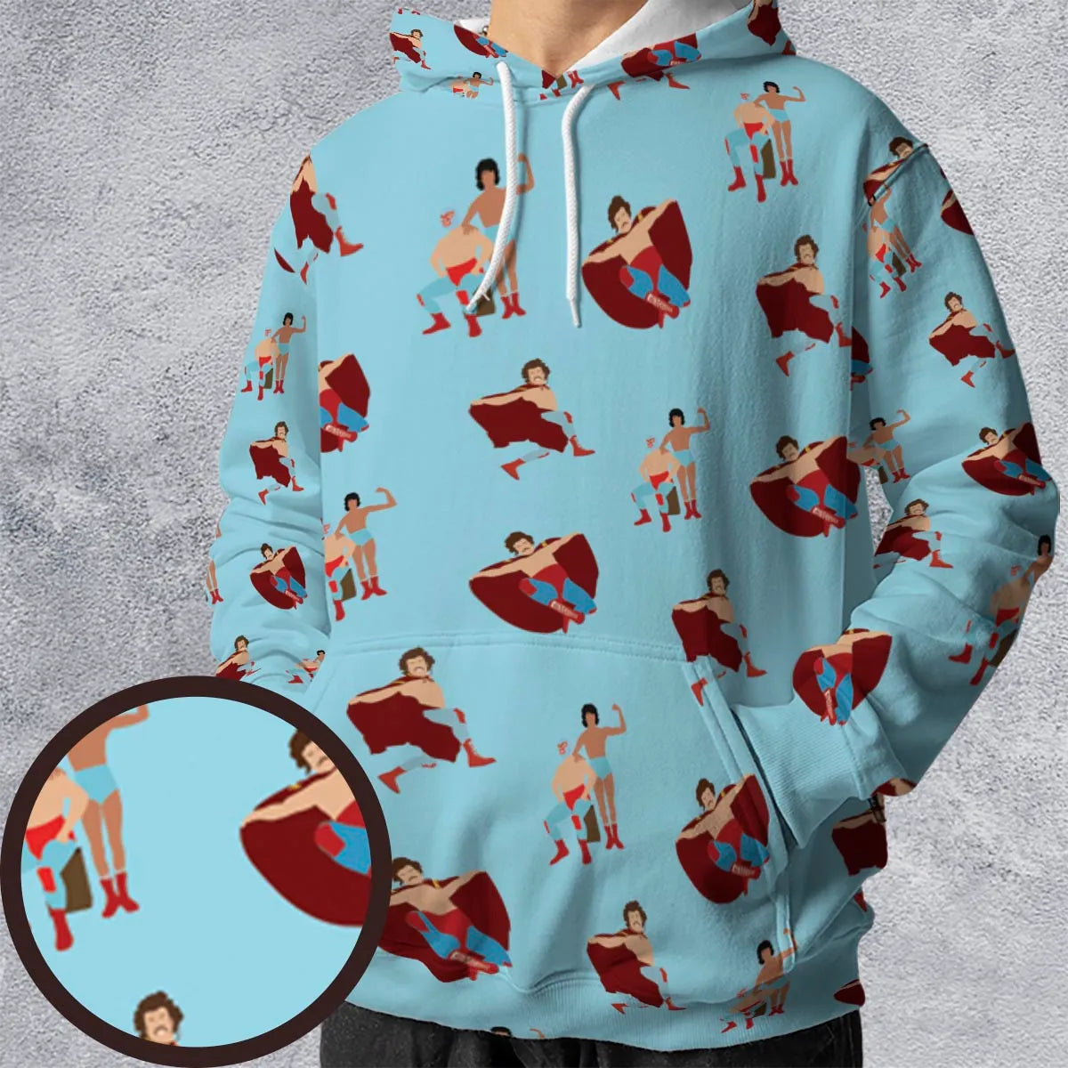 Full Print Hoodie - Q7C371BK