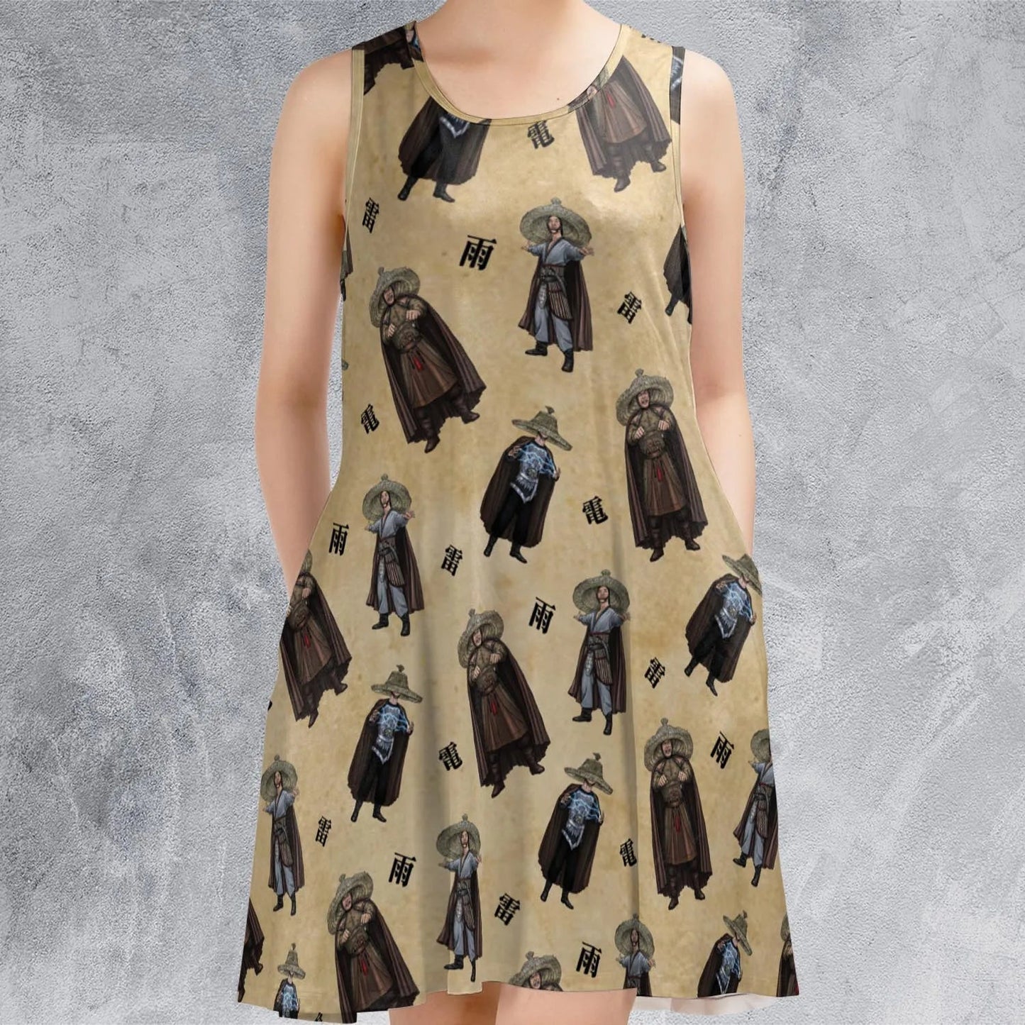 Casual Sleeveless Dress - RRQ4PGSX