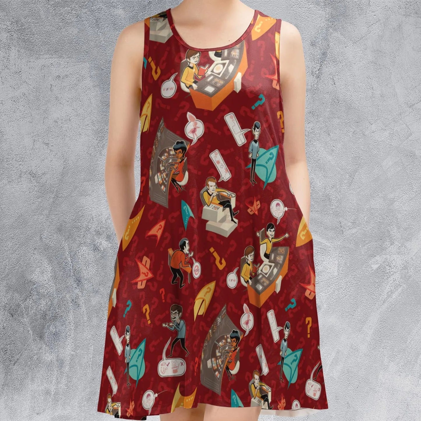 Casual Sleeveless Dress - 3961GKJK