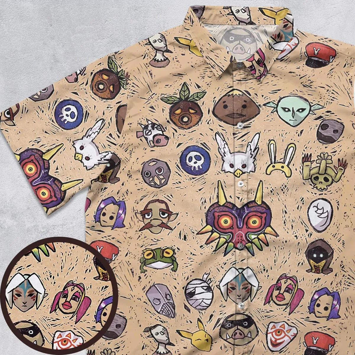 Short Sleeve Button Shirt - 7K64G8DS