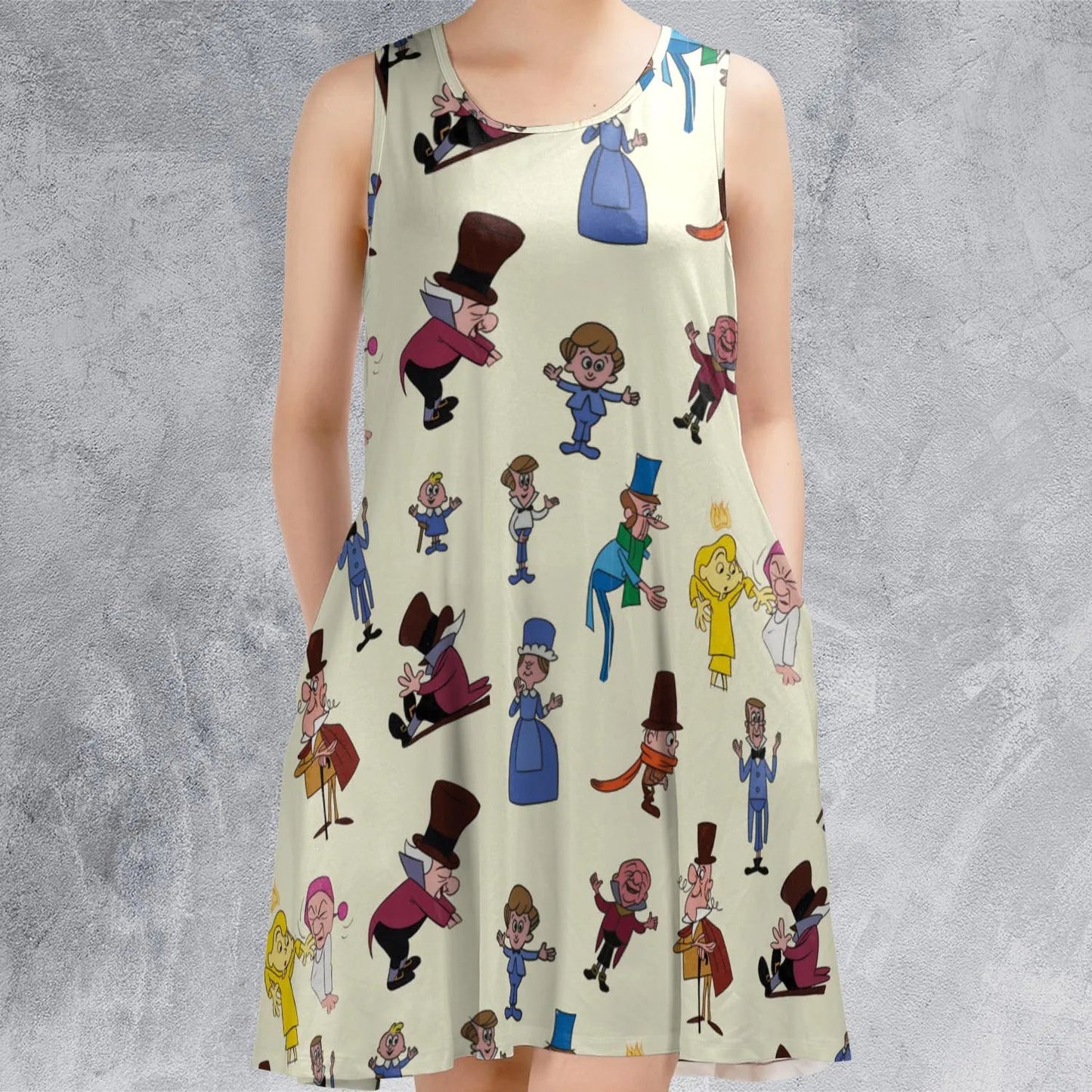 Casual Sleeveless Dress - FZZRZX37
