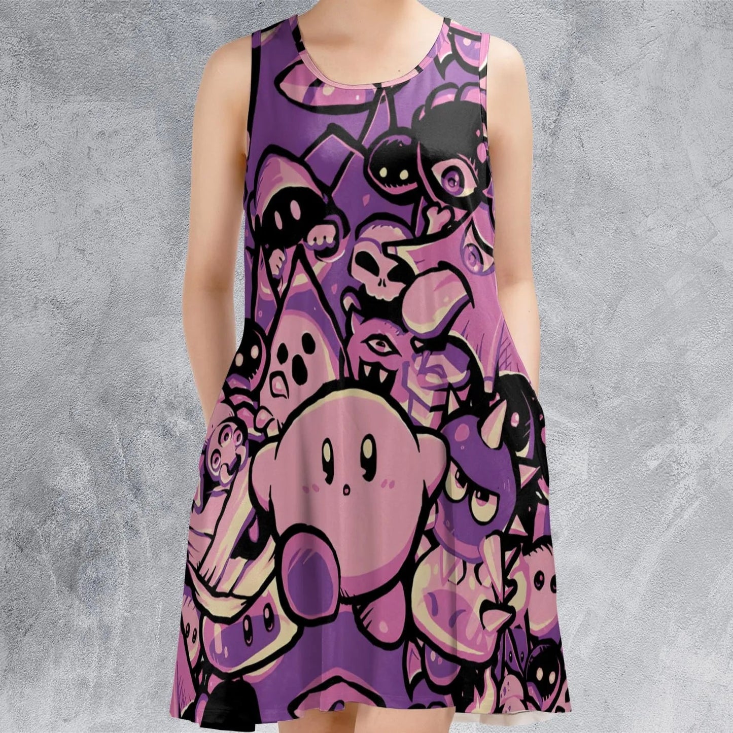 Casual Sleeveless Dress - Z7QCZJQR