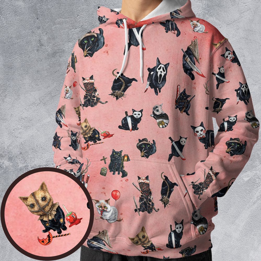 All-over Print Hoodie - LHT9CKCB -  - 1