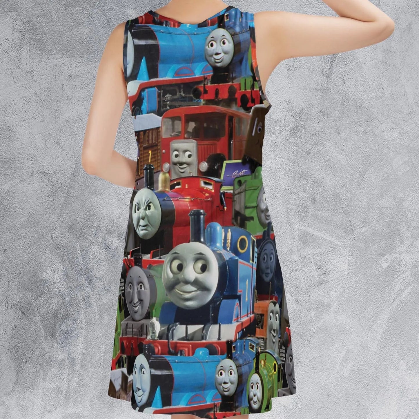 Casual Sleeveless Dress - TGZ71SZZ