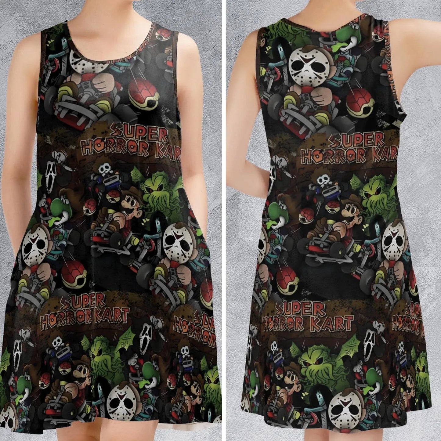 Casual Sleeveless Dress - U3KMWVQV