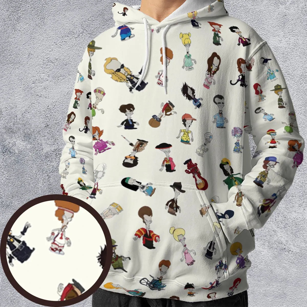 Full Print Hoodie - YXMQTNZ4