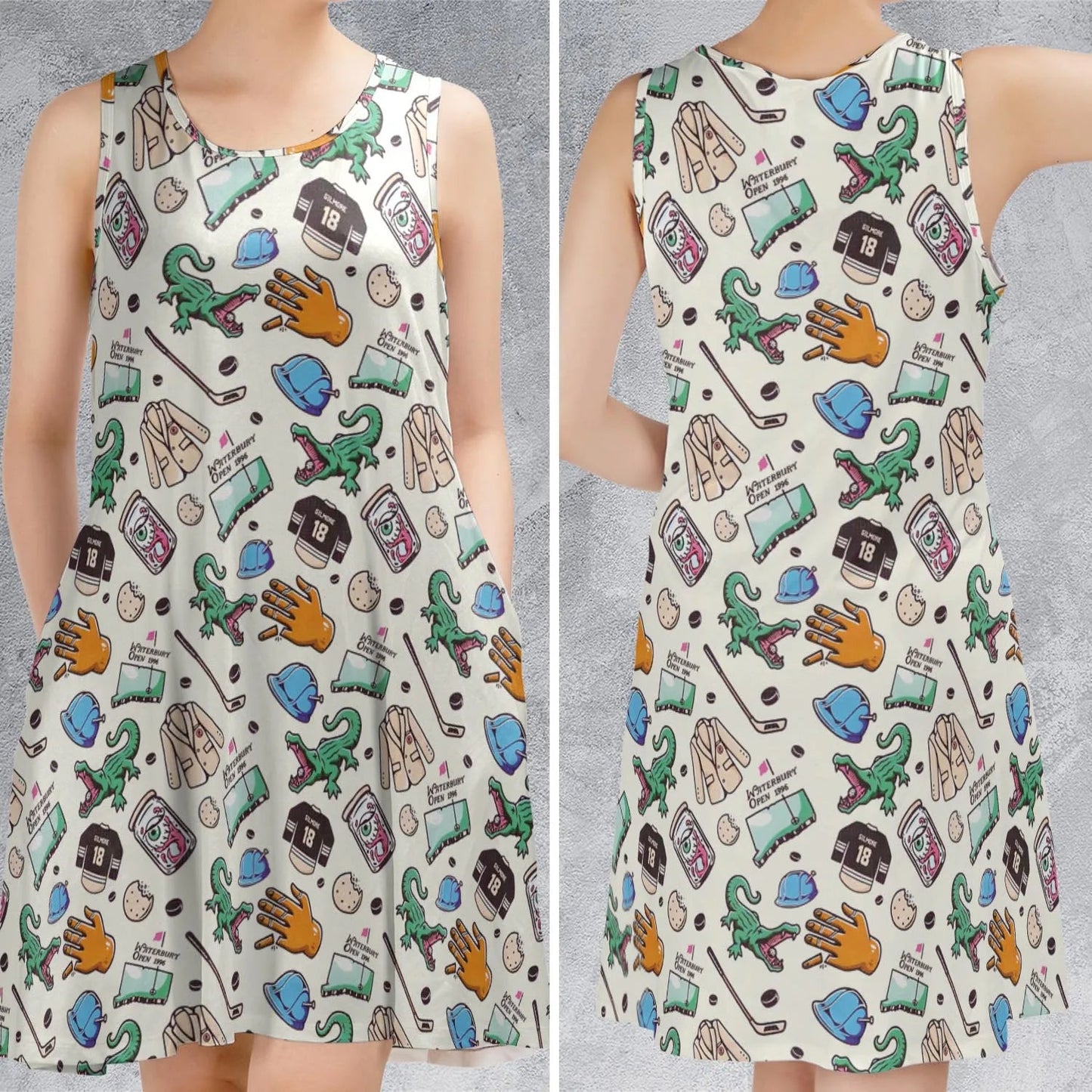 Casual Sleeveless Dress - X6XSTT5H