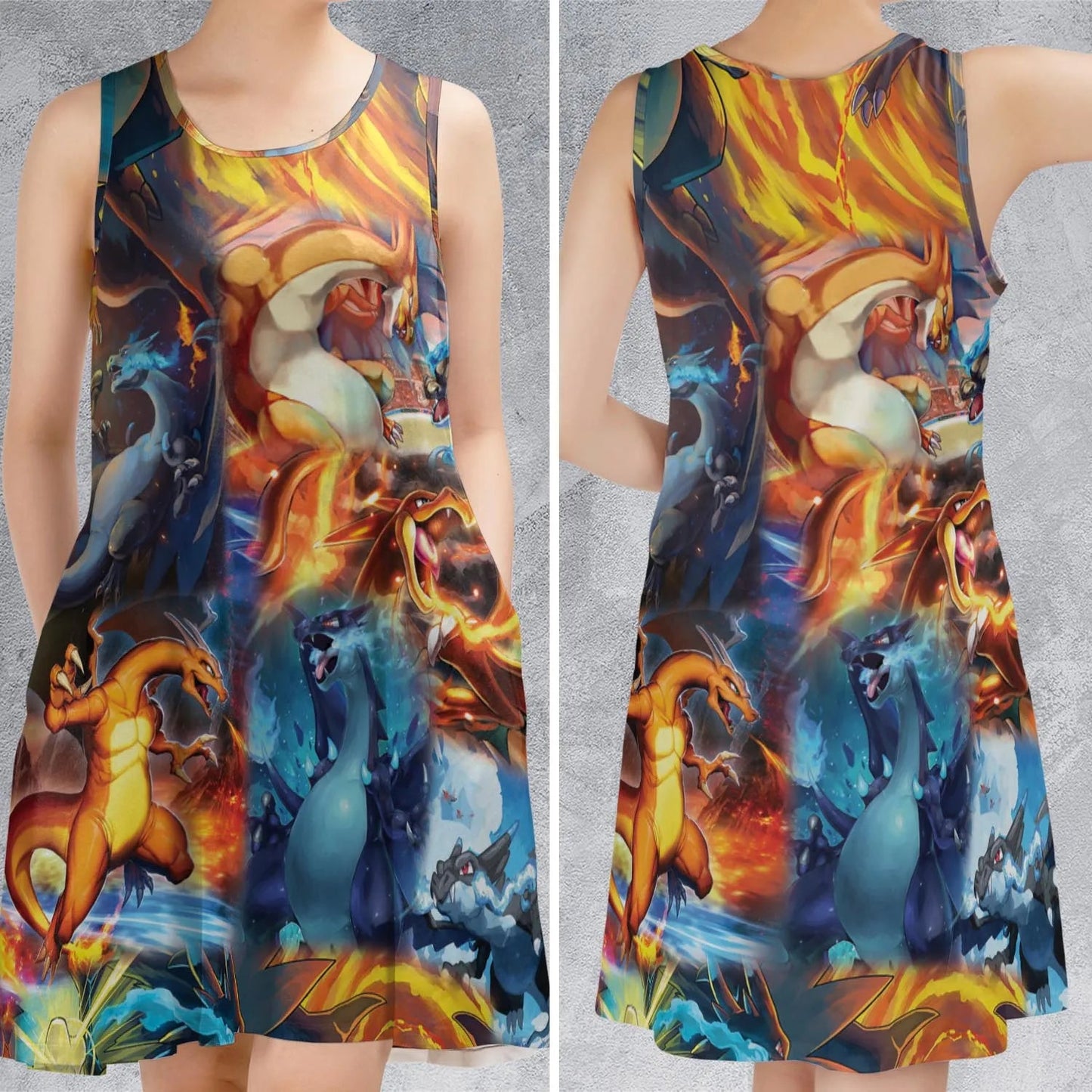 Casual Sleeveless Dress - KCXUKE1F