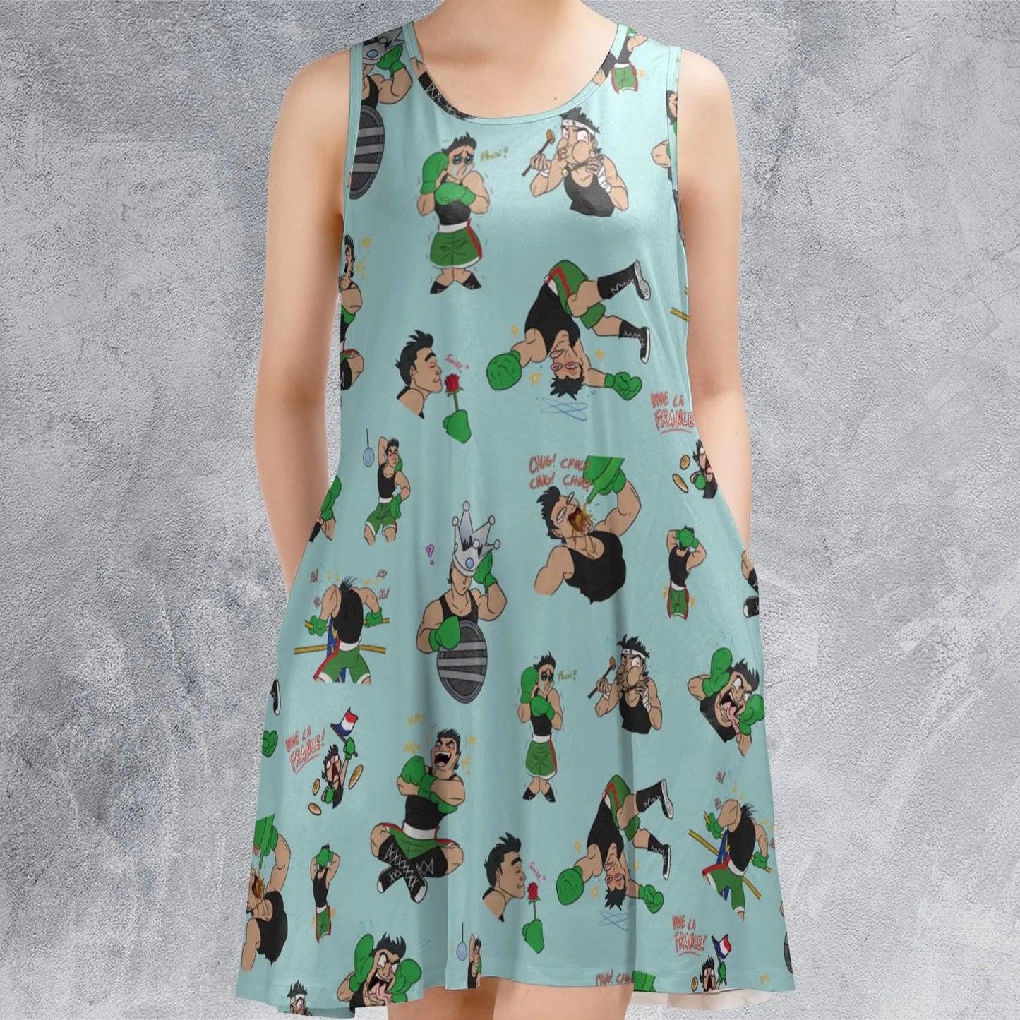 Casual Sleeveless Dress - 173HM7SZ