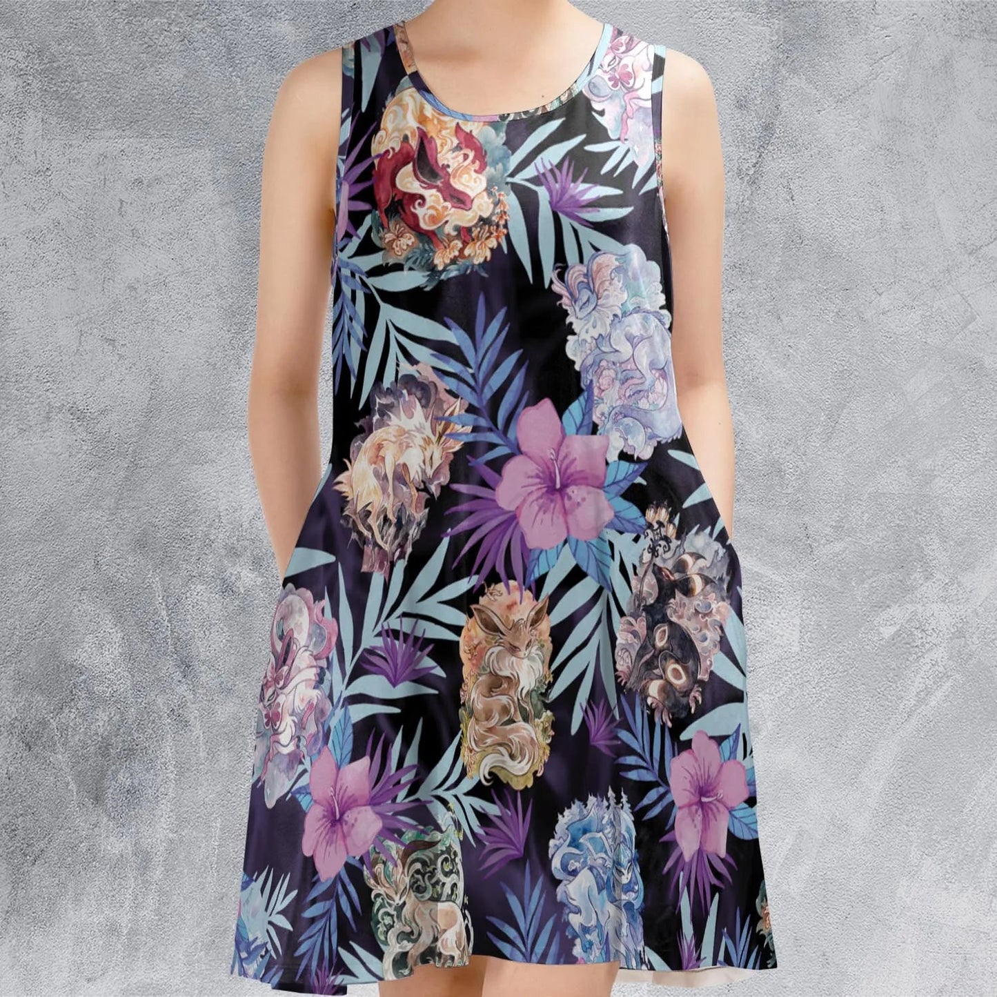 Casual Sleeveless Dress - 8VQTADCA