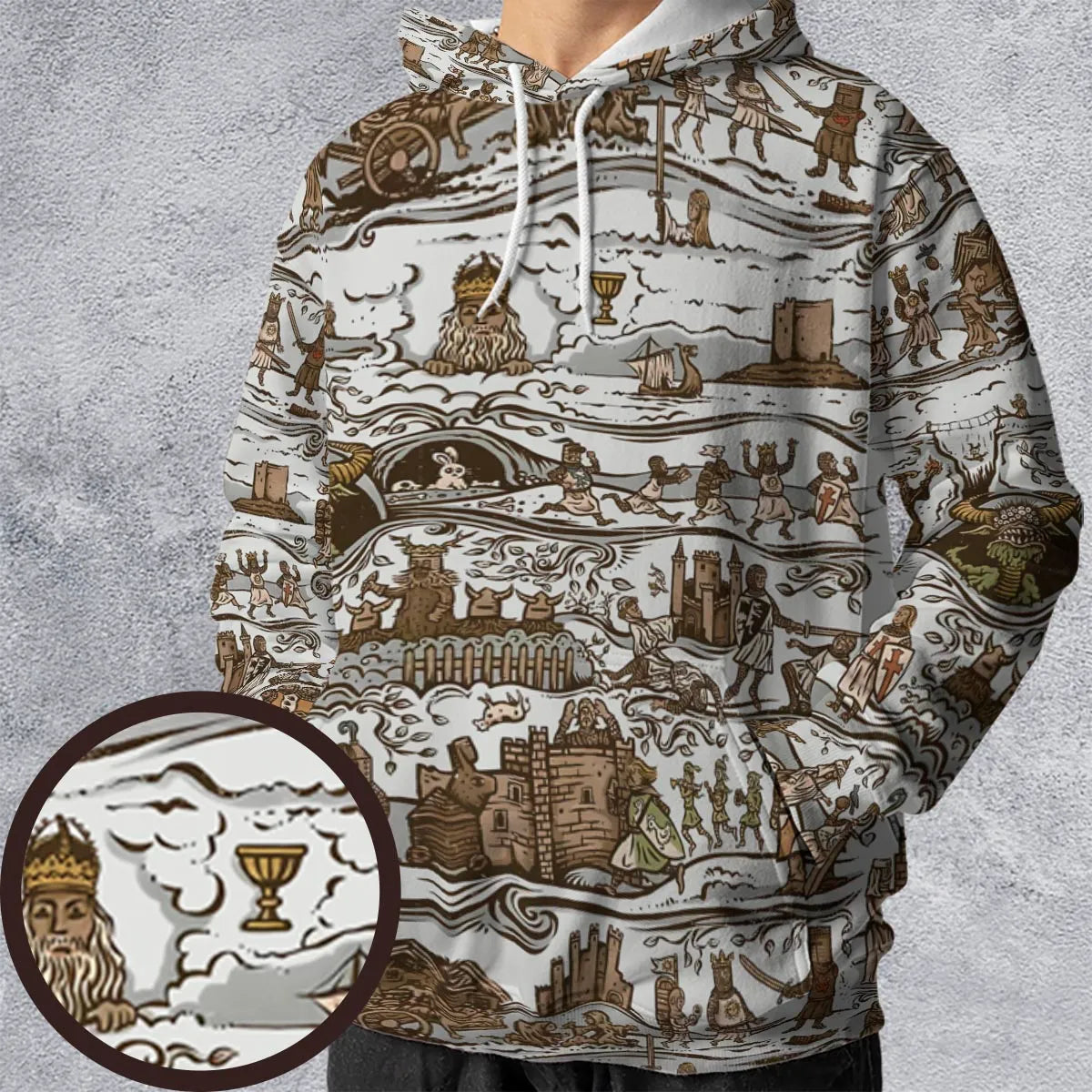 Full Print Hoodie - 92HZVKJK