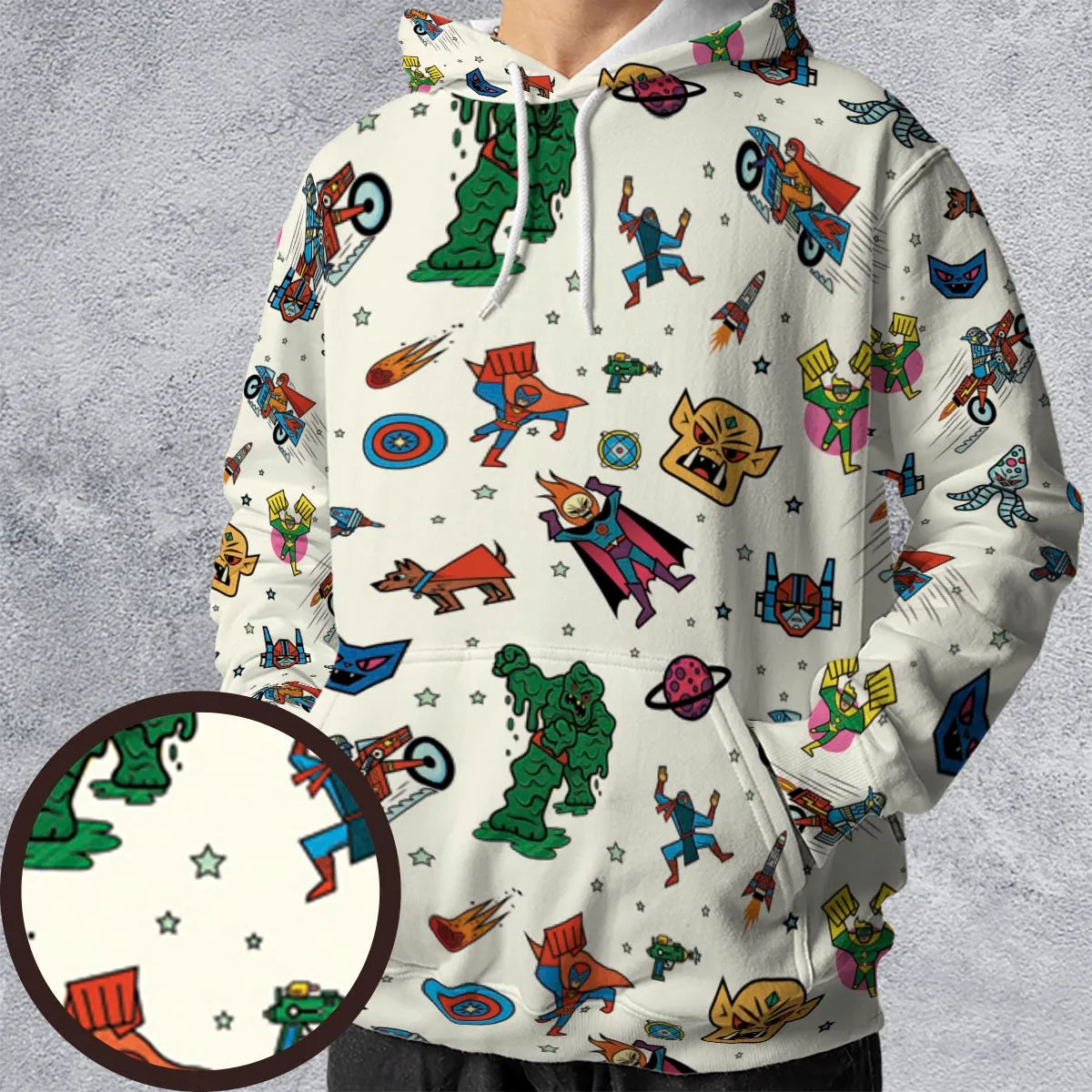 Full Print Hoodie - FBA3DSLF