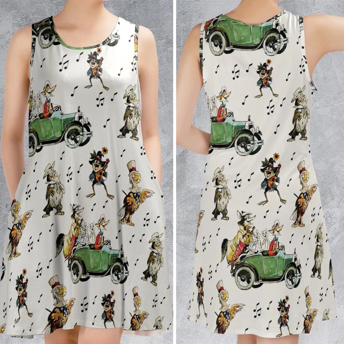 Casual Sleeveless Dress - K64M5RYP