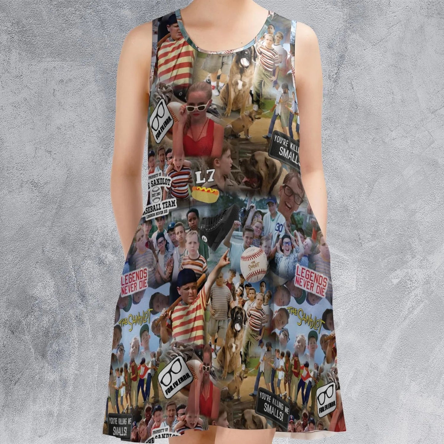 Casual Sleeveless Dress - KJJ32CL2