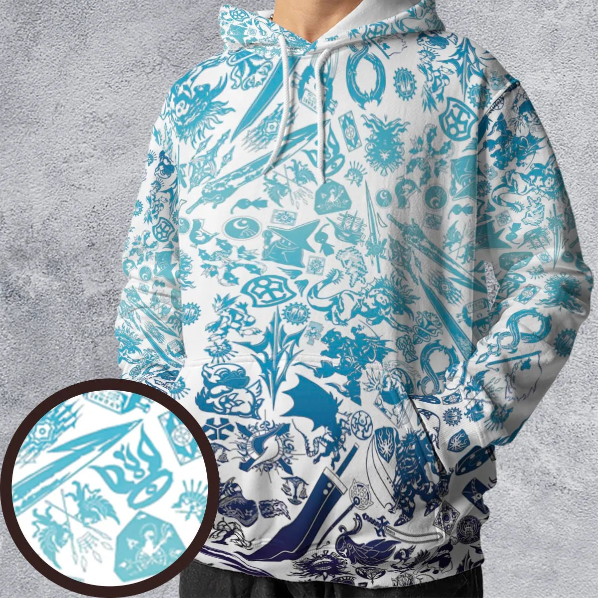 Full Print Hoodie - N1UJM9ZH